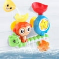Girony Bath Toys for Toddler 1 2 3 Years Old Boys Girls,Lovely Monkey Caterpillar Bathtub Pool