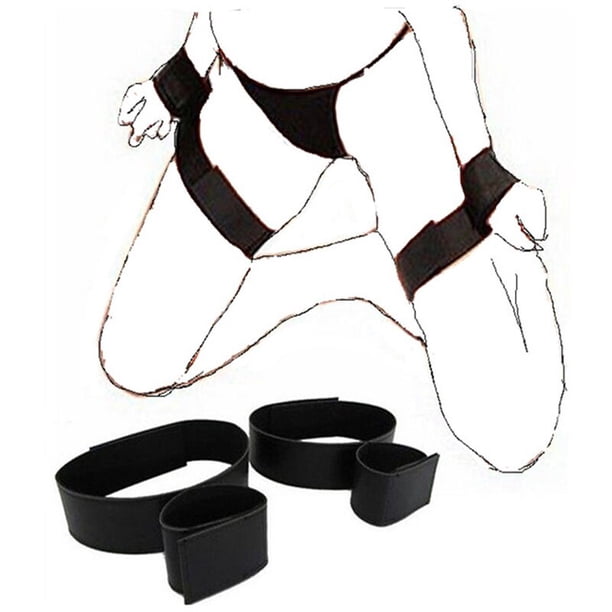 BDSM Bondage Gear Kit Set Cama Esposas Tobillo Cuff Restricciones Juguetes sexuales para Mujeres Hombres Parejas Juegos para adultos Accesorios eróticos Tan Jianjun unisex
