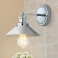 thumbnail image 4 of JONATHAN Y July 7.88" 1-Light Industrial Farmhouse Metal Vanity Light, Chrome, 4 of 8
