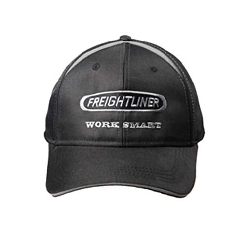 Freightliner Semi Trucks Easy Care Black & White Embroidered Logo Cap/Hat 