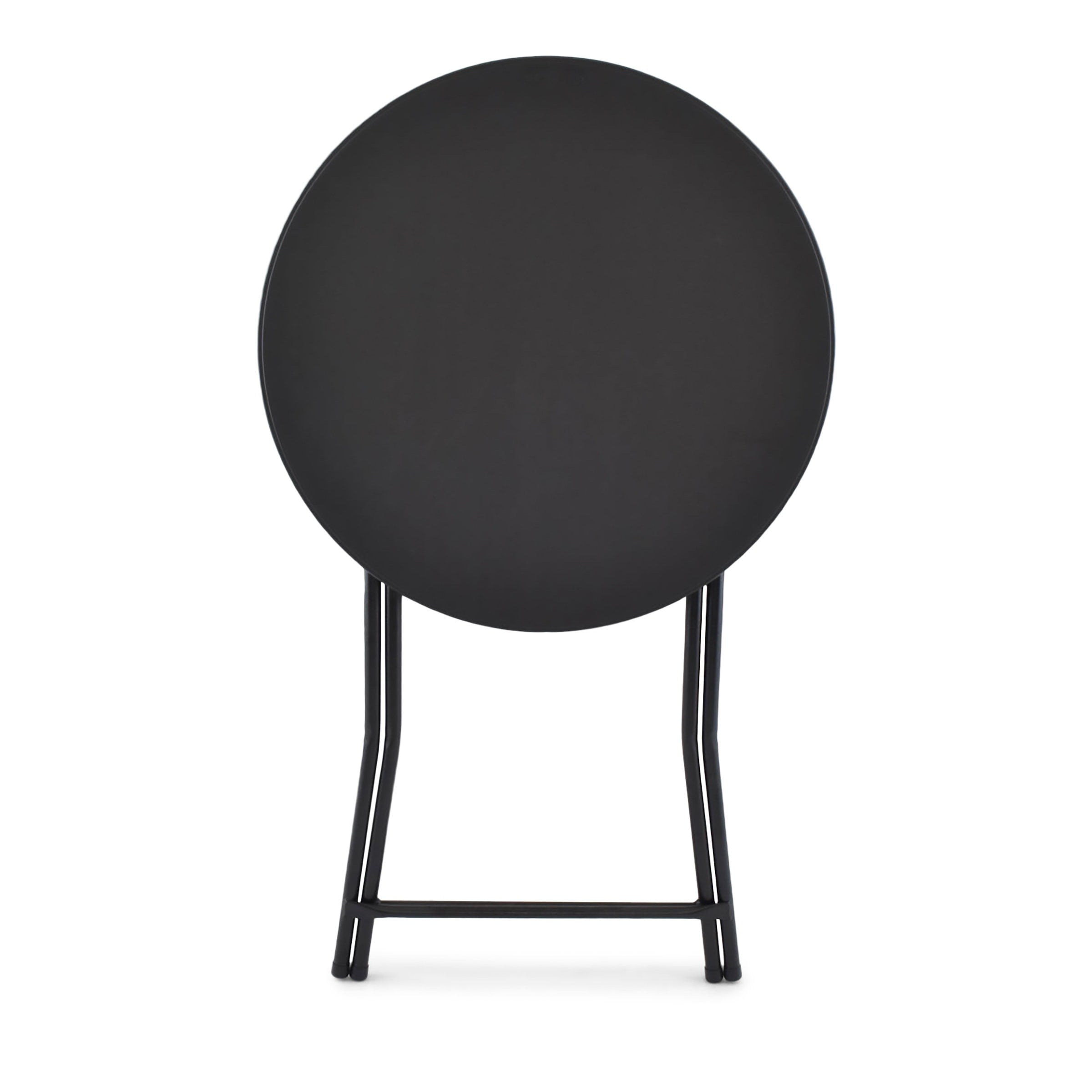TitanPRO™ Plastic Folding Cocktail Table 32 Round - Black