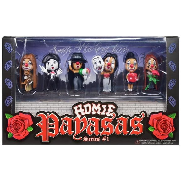 Homies Homie Payasas Series 1 2 in. Figures - Set of 6