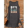 thumbnail image 3 of Sun Salt Sand Coconut Tree Sleeveless Mini Dress Casual Sleeveless Summer Beach Vacation Women Workout Mini Dress, 3 of 5