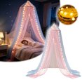thumbnail image 2 of Colorful Bed Cover Net with Warm Light Suitable for Decorating Girls' Rooms Door, 2 of 9