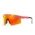 thumbnail image 1 of Big Frame Riding Sunglasses Colorful Full-faced True Film Polarized Su, 1 of 4
