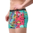 thumbnail image 4 of Disketp Cartoon Map Of Europe Men'S Boxer Briefs,Soft And Breathable Cotton Underwear With Comfortflex Waistband, 4 of 9