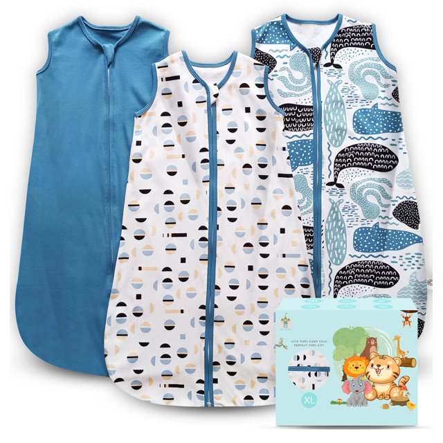 Saco de Dormir Infantil Castillo Encantador 18-24 Meses Algodón 100% TOG 0.5 Juego de 3