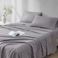 thumbnail image 1 of Comfort Spaces Juego de sábanas 100% algodón, transpirable, ligero, suave, con bolsillo elástico de 14 pulgadas, se adapta a colchones de hasta 16 pulgadas, ropa de cama acogedora para todas las estac, 1 of 1