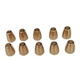 thumbnail image 1 of AMLESO 10 Pcs Attache de Cordon en Forme de Cloche Dorée Verrouillage de Cordon à Trou Unique Dia 4mm, 1 of 4