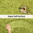 thumbnail image 6 of TWINNIS Super Soft Area Rug for Living Room Bedroom Shaggy Accent Carpets for Kids Girls Rooms,5'x8',Green, 6 of 7