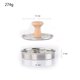 thumbnail image 5 of 5.24" Burger Press Stuffed Hamburger Patty Maker Mold Stainless Steel Non-Stick Meat Presser Essential Grilling Accessories, 5 of 5