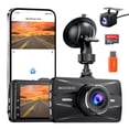 thumbnail image 1 of Cámara para Auto BOOGIIO 4K Delantera y Trasera con Tarjeta SD de 64GB, WiFi 5G, 1 of 6