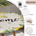 thumbnail image 3 of Lemon Farmhouse Round Tablecloth for 36-44 Inch Tables,Fitted Table Cover with Elastic Edge,Summer Fruit Botanical Beige Burlap Waterproof Outdoor Table Cloth Protector for Patio Garden Dinner Picnic, 3 of 9