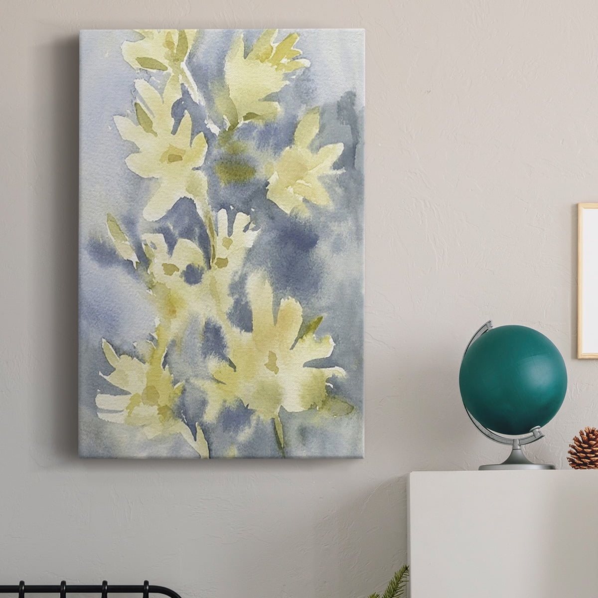 Forsythia Blooms I Premium Gallery Wrapped Canvas - Ready to Hang