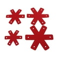 thumbnail image 4 of Protecteurs de Casseroles, Protecteurs Empilables en Feutre Découpables Multifonctionnels Rouges pour Assiettes, 4 of 7