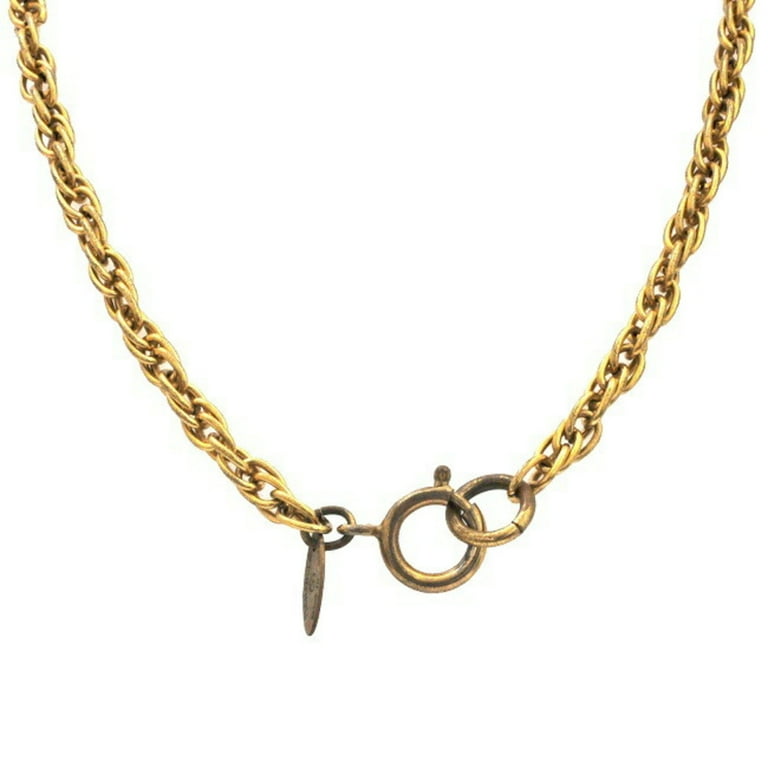 Pre-Owned Chanel Necklace Gold A0495673 Coco Mark GP CHANEL