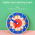 XUYEEYUAN Educational Toys Montessori Wooden Clock For Children Toys xuyeeyuan-educational-toys-montessori-wooden-clock-for-children-toys