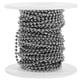 thumbnail image 1 of EeaseMX 1 rollo de 10 metros de longitud Cadena de bola de acero inoxidable 2.4 mm de diámetro cadena de cuentas de metal para decoración de artesanía de bricolaje, 1 of 8