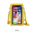 thumbnail image 1 of Women and Men Touch Screen Wristlets Purse, RFID Blocking Clutch Wallet Card Holder Cellphone Pocket Yellow, 1 of 4