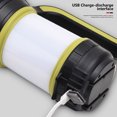 thumbnail image 2 of Sonducket Linterna recargable al aire libre antorcha aluminio Camping senderismo linterna lámpara colgante impermeable luz emergencia banco de energía Ropa Deportiva, Zapatos Sonducket OD029211-00, 2 of 6