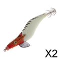 thumbnail image 1 of Colaxi 2X 3.0# Squid Jigs Luminous Fishing Lures Artificial Baits Shrimp Color B, 1 of 8