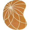 thumbnail image 2 of Mark&Day Area Rugs, 8x10 Falher Modern Burnt Orange Kidney Area Rug (8' x 10' Kidney), 2 of 3