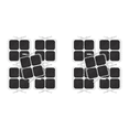 thumbnail image 1 of TENS Unit Replacement Pads, TENS Unit Pads 2x2inch 40 Pcs Reusable Self-Adhesive Electrodes Pads, 1 of 6