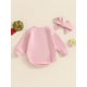 thumbnail image 4 of Traje de Halloween para niña recién nacida, sudadera con bordado de fantasma, mono, suéter de gran tamaño, diadema, ropa de otoño, 4 of 7