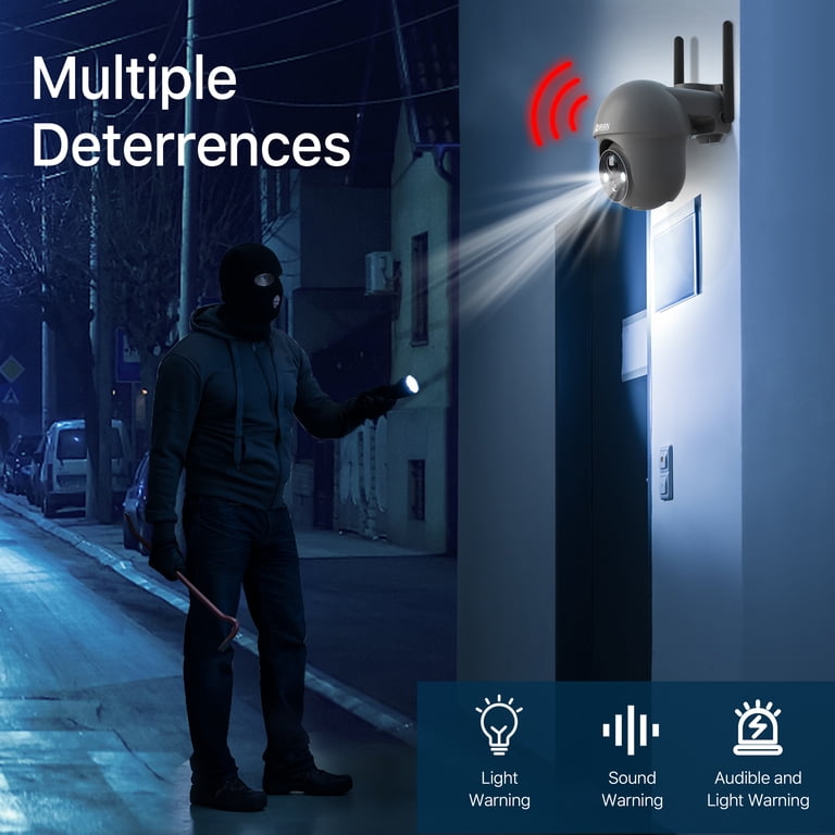 ANRAN Wireless Solar Security Camera 360° View photo 5
