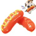 thumbnail image 3 of Reheyre Indestructible Squeaky Dog Chew Toy Sausage-Shaped Bite-Resistant Toy for Aggressive Chewers - Stress Relief for Dogs, 3 of 11