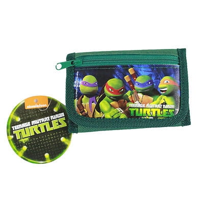 Teenage Mutant Ninja Turtles Tri-Fold Wallet Coin Purse Bag 