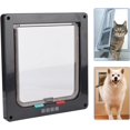 thumbnail image 3 of Dog Cat Flap, Suitable for All Screen Door Pet Screen Door Window Lockable for Home(Black), 3 of 7