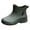 Green, variant on Short Rain Boots for Men Platform Non Slip Garden Shoes Wide Toe Box Slip On Ankle Booties for Raining Snowing Day Green Size 7.5