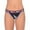 Blue/Black, variant on Ginch Gonch Women's I Love London Thong Large Blue/Black