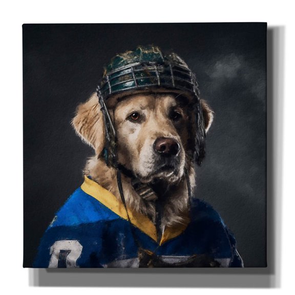 Epic Graffiti 'Hockey 6' by Sean Parnell Canvas Wall Art, 26" x 26"