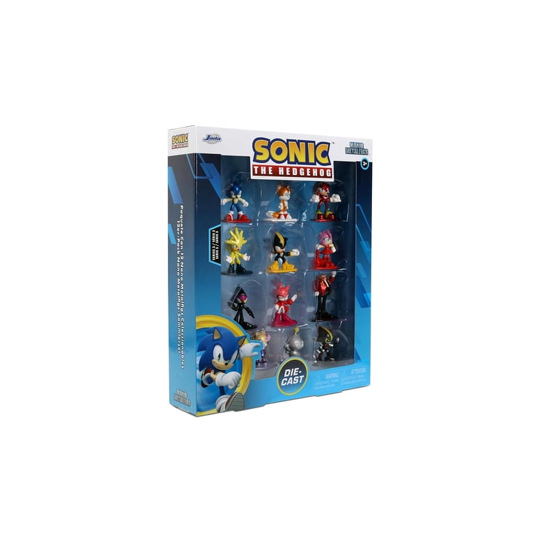 七宝焼など　金属製動物フィギュアセット 12体 Jada Sonic The Hedgehog Nano Metalfigs Series 3 Die-Cast Figure 12