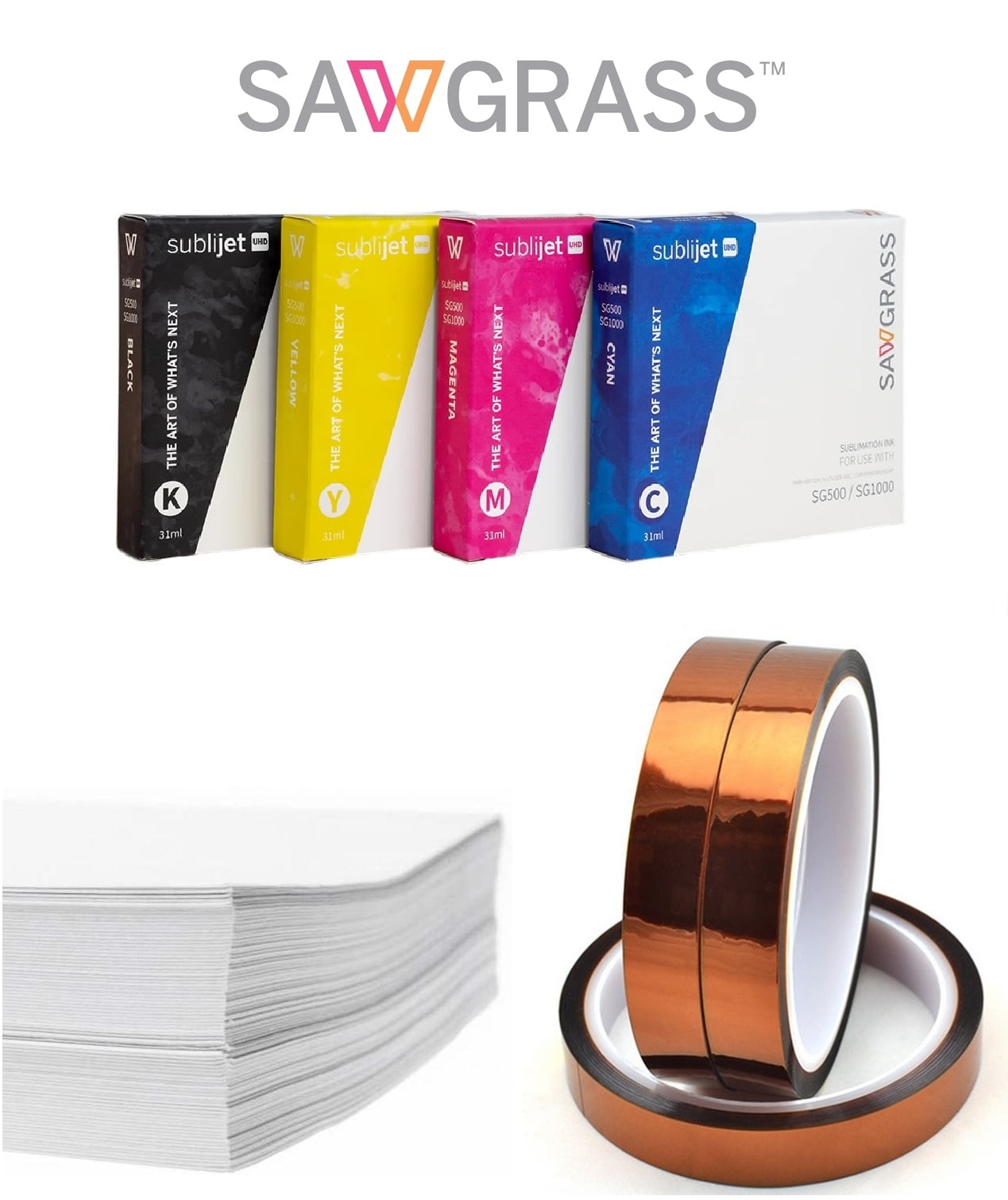 sawgrass virtuoso sg500 sublimation printer & ink bundle