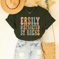 thumbnail image 2 of Fesfesfes T Shirt Women Women Fashion Crewneck Printed Short Sleeve T-shirt Casual Loose Shirt Tops Womens Shirts XL(US:10), 2 of 6