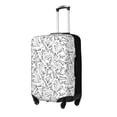 thumbnail image 2 of Wukai Black White Music Elastic Luggage Cover: Personalized Protection for Your Suitcase - Fits 19~29-inch, Washable & Durable Travel Companion-Small, 2 of 8