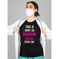 thumbnail image 2 of Awesome Dentist Looks Like T-Shirt Women -Smartprints Designs, Female Small, 2 of 4