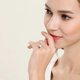 thumbnail image 5 of 6MM Fashion Stainless Steel Spinner Ring Sand Blast Finish Dainty Cute Anxiety Ring for Women Teen Girls Mens Gold Wedding Band Stress Relief US8, 5 of 5