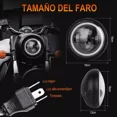 thumbnail image 2 of Faro Para Moto Universal + Carcasa Y Soporte De 7 Pulgadas, 2 of 8