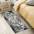 thumbnail image 4 of Coolnut Beautiful White Tiger Bath Mat, Dry Quickly Non Slip Absorbent Bath Rug, Soft Living Room Bedroom Home Floor Mats, Bath Mats for Bathroom, Tub and Shower 20" x 39" Home Decor, 4 of 7