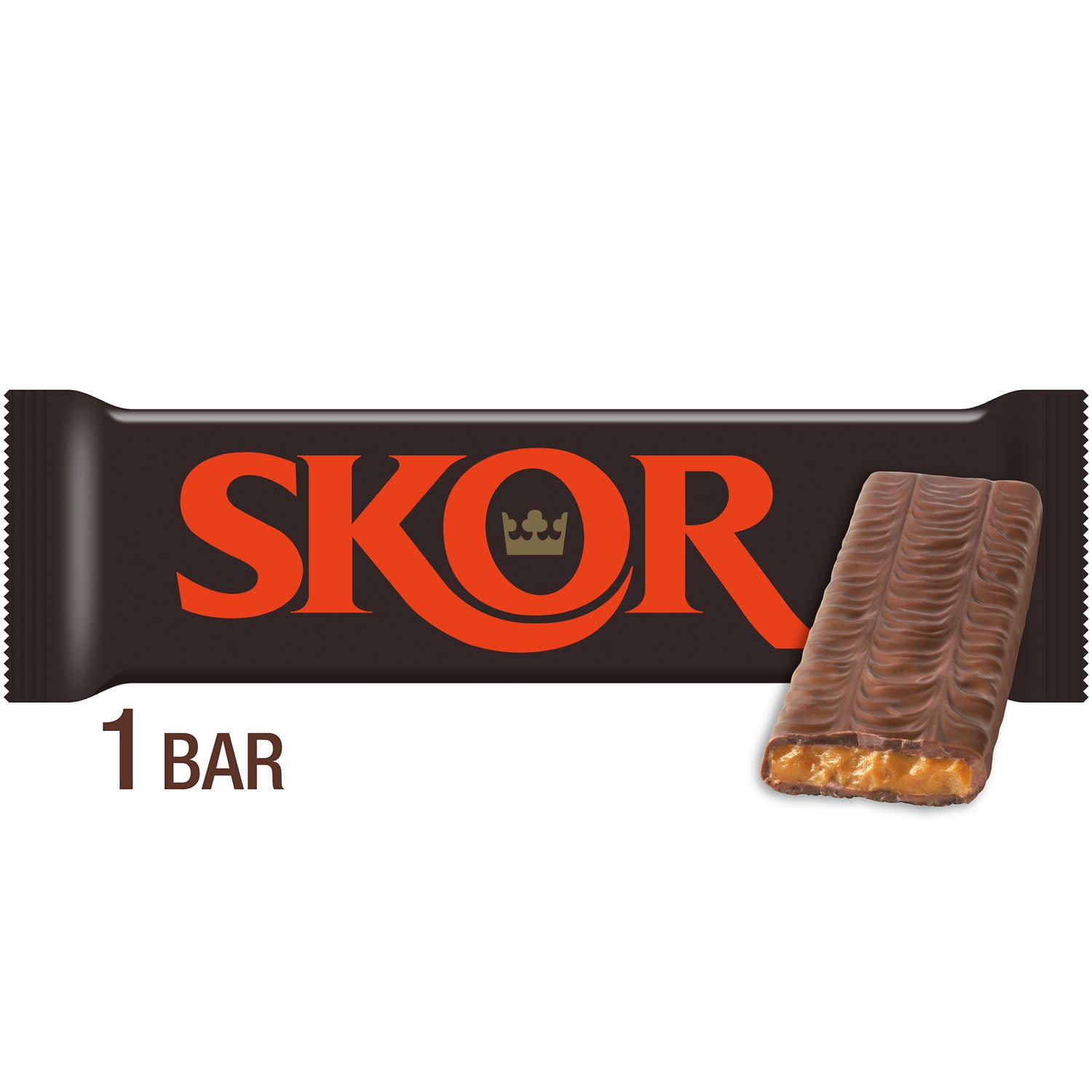 Skor Crisp Butter Toffee and Chocolate Candy, Bar 1.4 oz