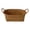 Brown-1M Home Decor, variant on karymi Rustic Woven Wicker Storage Basket with Sturdy Handles Natural Wood Grain Rectangular for Throw Blankets Toys Laundry Organization Living Room 9.45x3.15x3.15in Living Room Decor