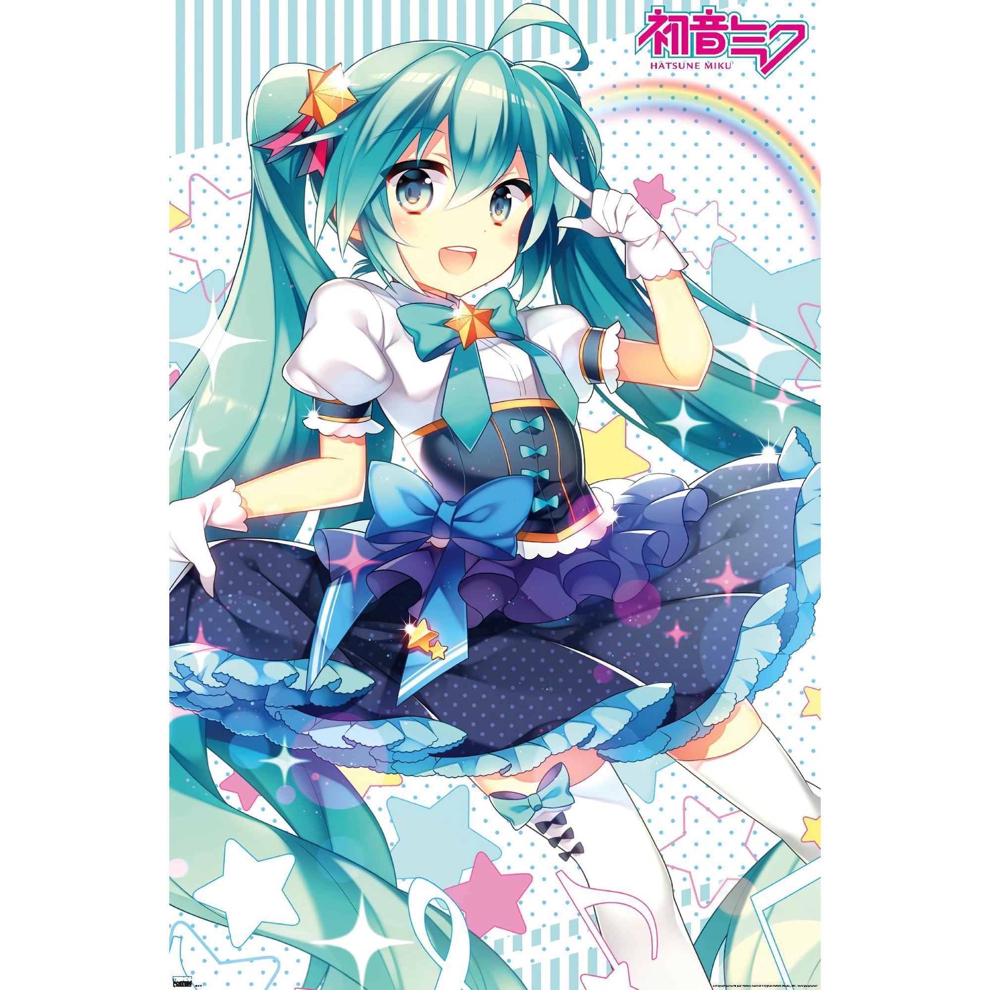 Hatsune Miku - Skirt Wall Poster, 14.725" x 22.375"