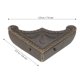 thumbnail image 2 of unbranded 30Ud Protectores De Esquinas Para Muebles Y Cajas Con Marrón Oscuro, 2 of 6