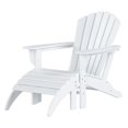 thumbnail image 1 of Portside Adirondack Chair with Matching Ottoman Footrest 2-Piece Set, 1 of 8