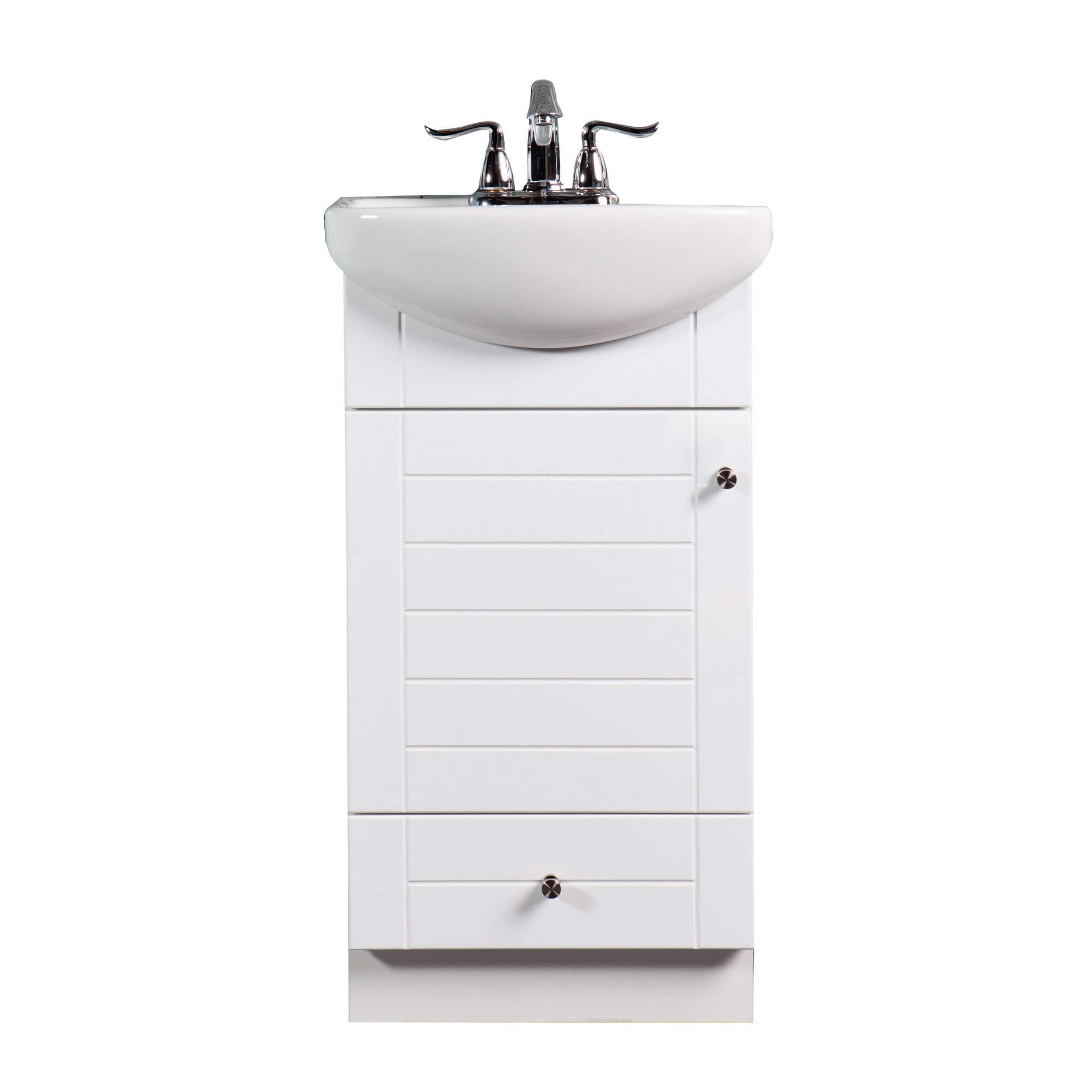 SMALL BATHROOM VANITY CABINET AND SINK WHITE&nbsp;