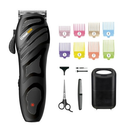 ConairMAN Number Cut  Cord/Cordless Men’s Hair Clippers and Trimmers Set HC355